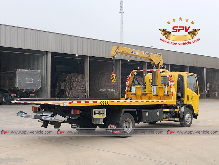 Road Wrecker Truck with Crane ISUZU -RB